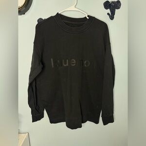 lululemon athletica Womens Dark Gray Crewneck Sweater